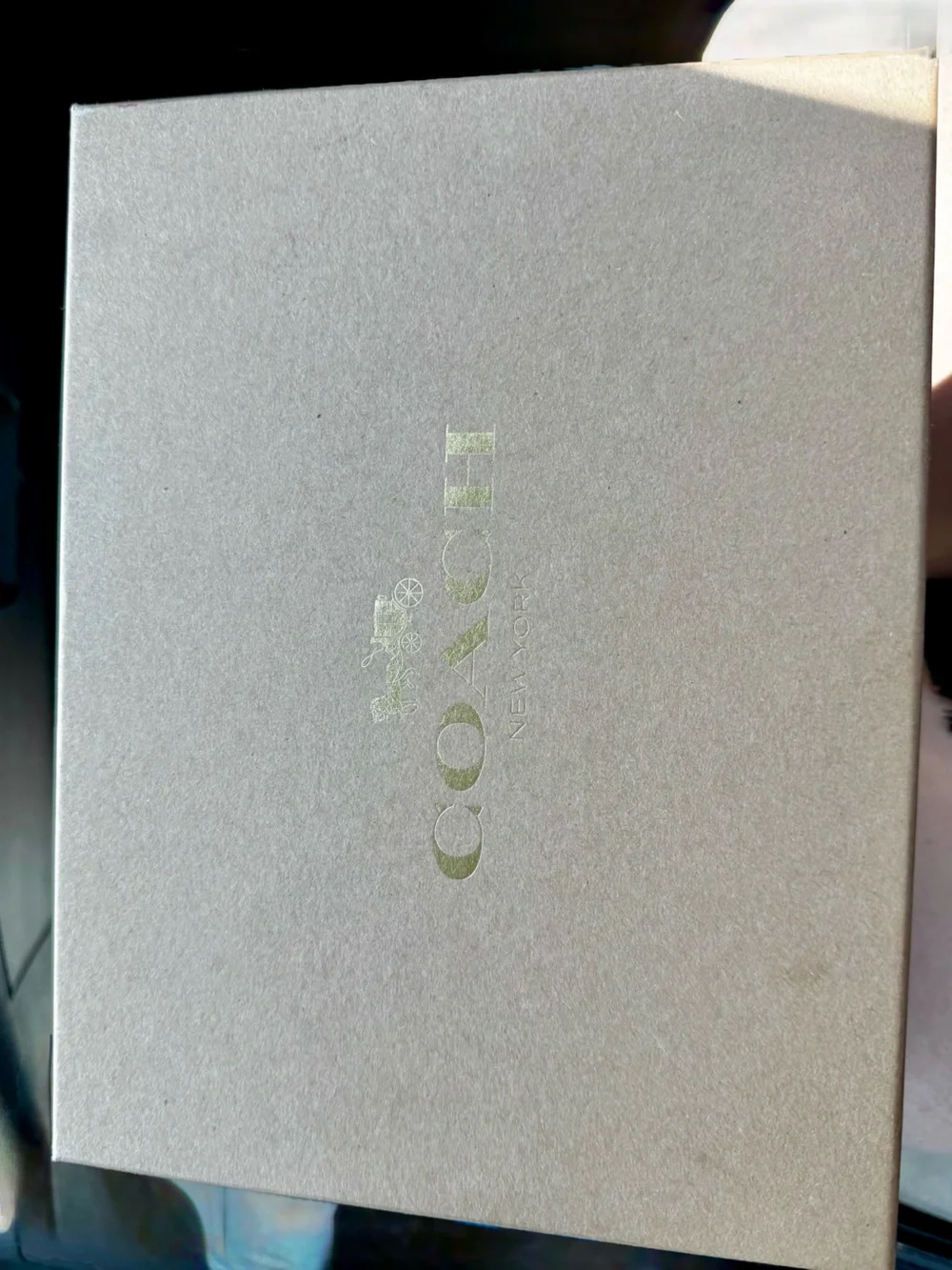 Coach NOLITA 15 White Signature Mini Bag Gift Set w silver charms NWT -MSRP $218